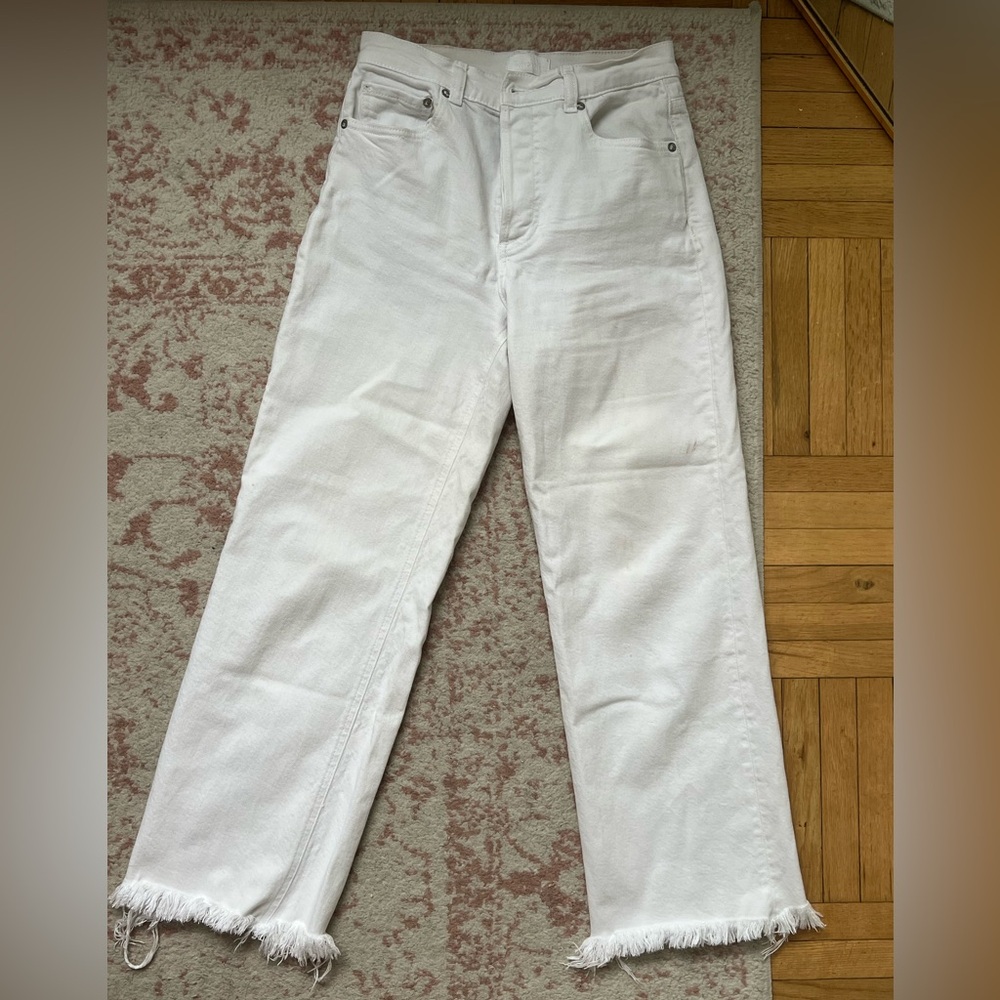 Boyish White Denim Jeans